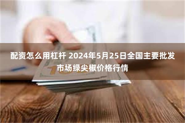 配资怎么用杠杆 2024年5月25日全国主要批发市场绿尖椒价格行情