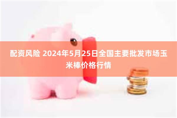 配资风险 2024年5月25日全国主要批发市场玉米棒价格行情