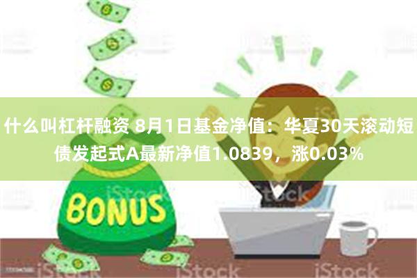 什么叫杠杆融资 8月1日基金净值：华夏30天滚动短债发起式A最新净值1.0839，涨0.03%